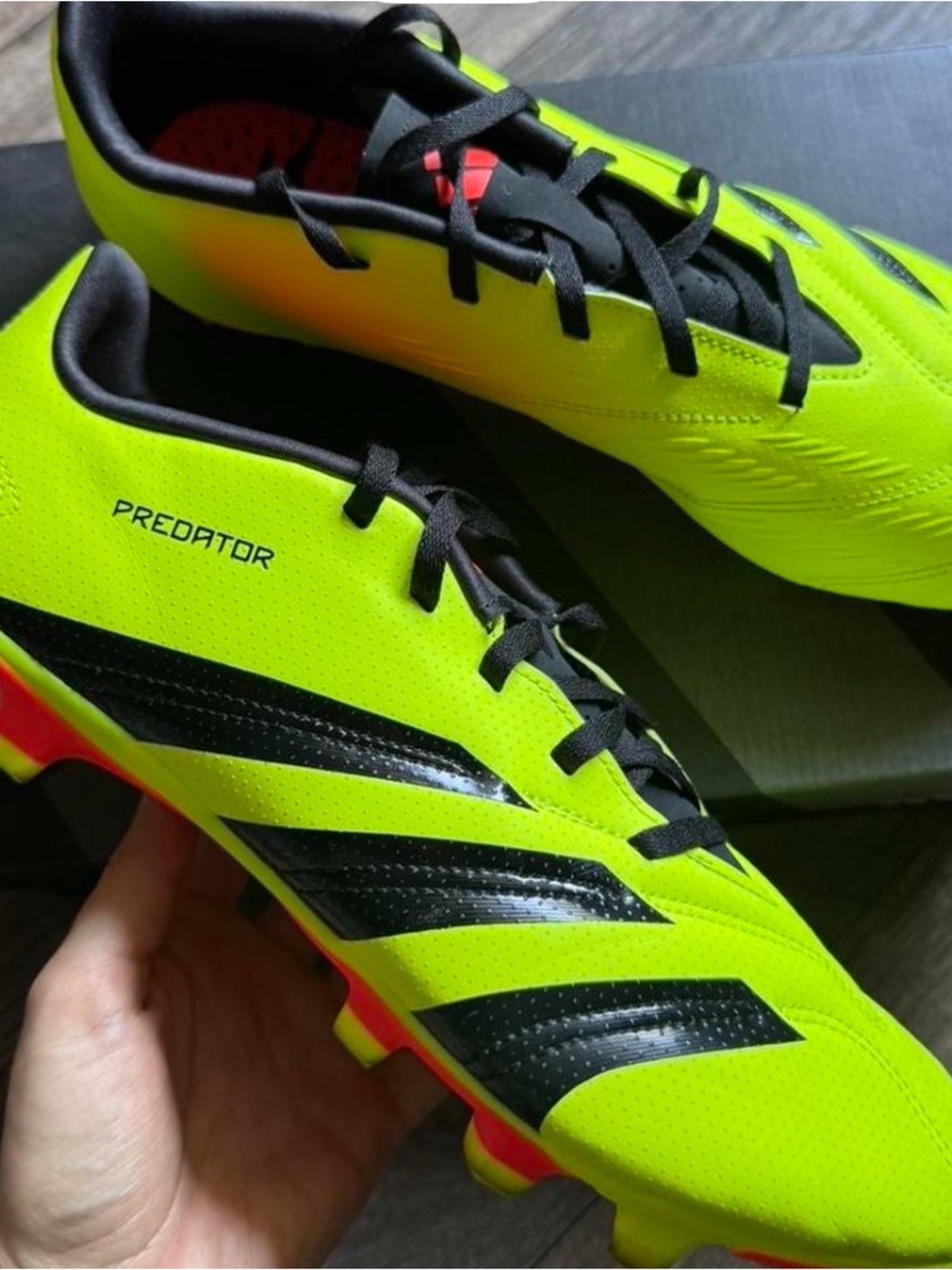 Adidas Predator Club IG7757 Men 11  Yellow Flexible Ground Football Boots